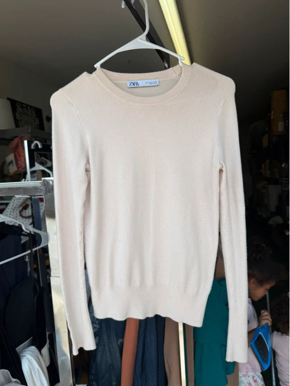 Zara lightweight stretch sweater size small